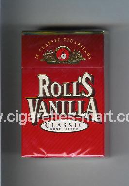 Roll`s (design 3) Vanilla (Classic) ( hard box cigarettes )